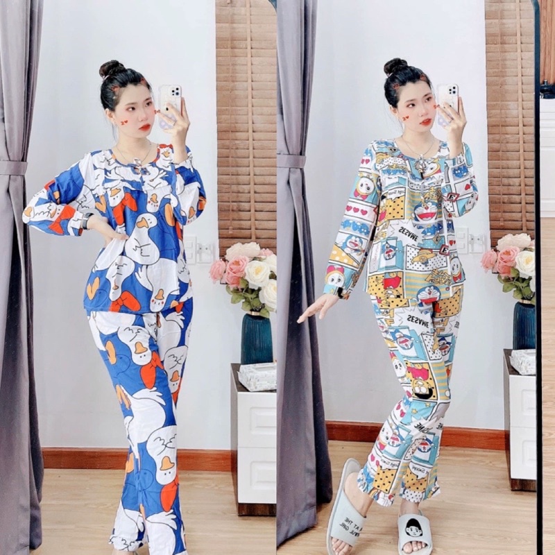 Đồ bộ tole - Đồ bộ lanh quần dài tay dài tiểu thư
