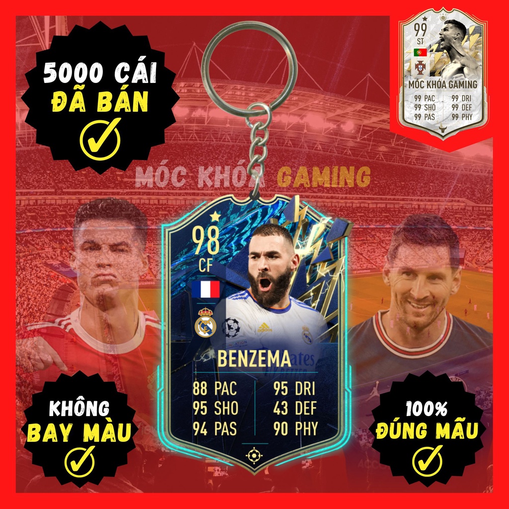 Móc Khóa Karim Benzema - Móc Khoá GAMING