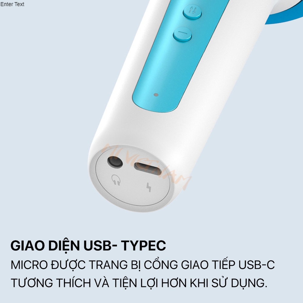 Micro karaoke bluetooth không dây Xiaomi Ymi Bản quốc tế Micro nói tiếng anh Cầm tay kết nối Bluetooth tiện dụng