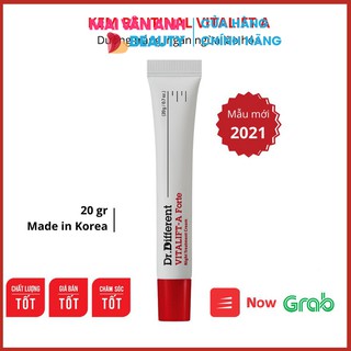 Xả kho Kem dưỡng da Dr.Different Vita A Cream Forte Retinal 0.1% - Mẫu mới date 2022