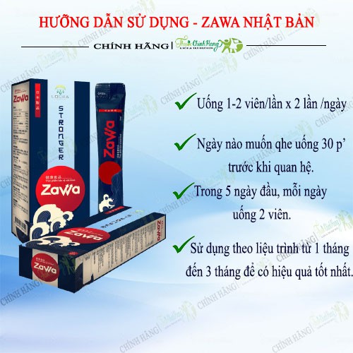 Nước Uống Tăng Cường Sinh Lí Nam Zawa Chính Hãng - Hộp 7 Gói | BigBuy360 - bigbuy360.vn
