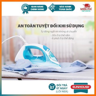 Bàn là hơi nước sunhouse shd2065, bàn ủi hơi nước sunhouse shd2065, hai chức năng phun hơi và phun nước tiện dụng 4.8