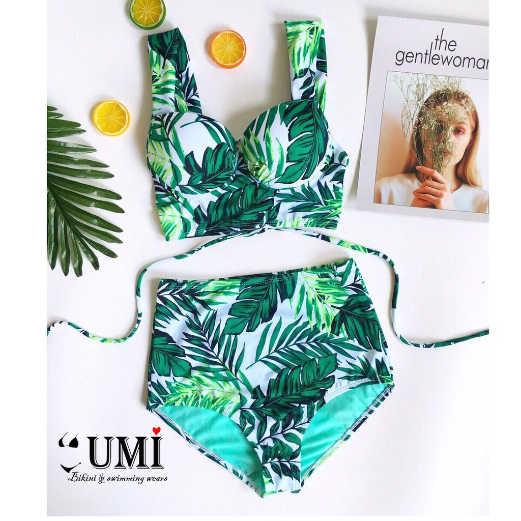 BIKINI GỌNG HỌA TIẾT HOA KÈM QUẦN NAM BIKINISTORE