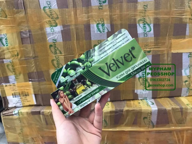 Kem tẩy lông Velvet Olive oil - Nga chính hãng 100% | BigBuy360 - bigbuy360.vn