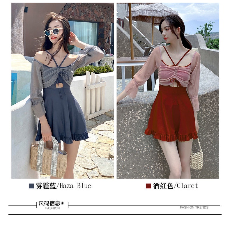 Đồ Bơi Một Mảnh Ngực Nhỏ Ôm Dáng Phong Cách Hàn Quốc Thời Trang Mùa Xuân Gợi Cảm