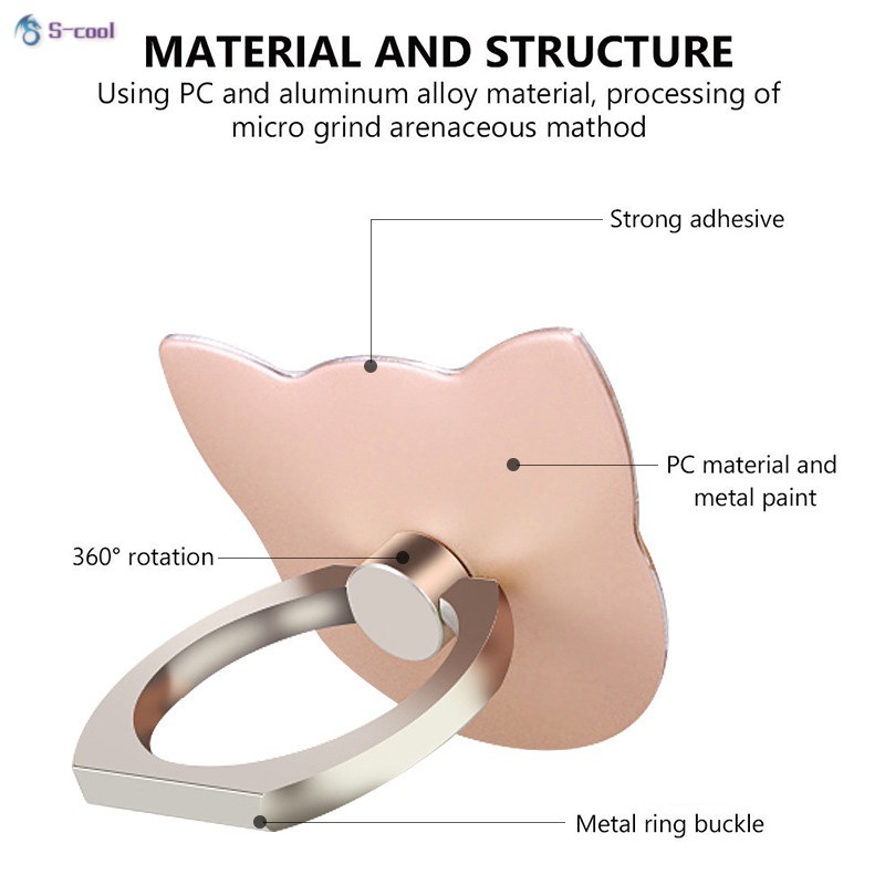 Giá Đỡ Điện Thoại Dạng Nhẫn Hình Hoạt Hình Đáng Yêu Tiện Dụng Cho Iphone Android | BigBuy360 - bigbuy360.vn