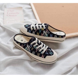 GIÀY MLB MULE MONO ĐEN CHÍNH HÃNG AUTHENTIC