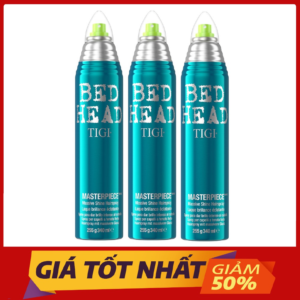[ TIGI ]GÔM XỊT TÓC SIÊU BÓNG TIGI BED HEAD MASTERPIECE 340ML
