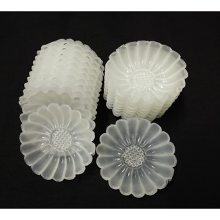 BỘ 20 KHUÔN NHỰA LÀM RAU CÂU, BÁNH BÒ HÌNH HOA CÚC 5.5CM ( CHỊU ĐƯỢC NHIỆT LÒ HẤP)