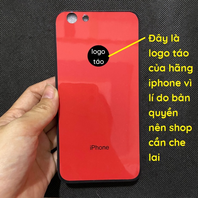 Ốp lưng giả iphone cho OPPO F1S / A59 / F3 / F3 plus / A83 lưng ép kính dẻo chống bể