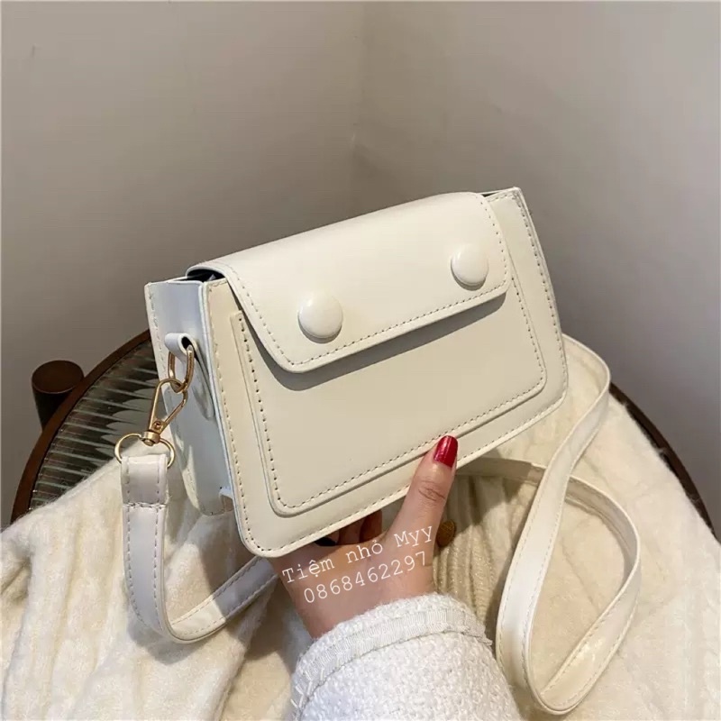 Túi da trơn vintages