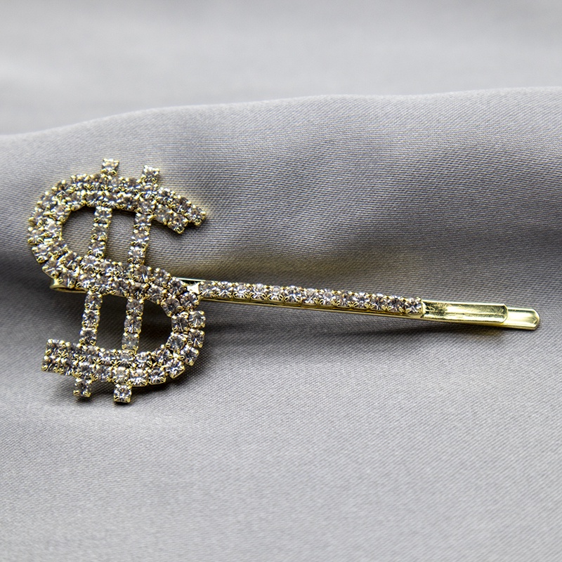 Kẹp tóc hình ký hiệu đô la thời trang Nhật Hàn cho nữ