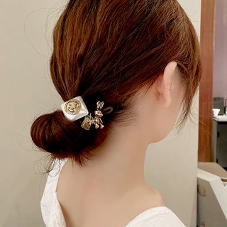 Dây cột tóc thỏ hoàng kim cực xinh