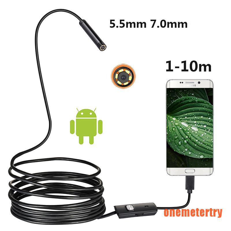 Camera Nội Soi Mini 7mm / 5.5mm Cổng USB Cho Android