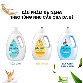 Sữa tắm Johnson’s Baby chứa sữa , gạo , yến mạch cho bé 1000ml