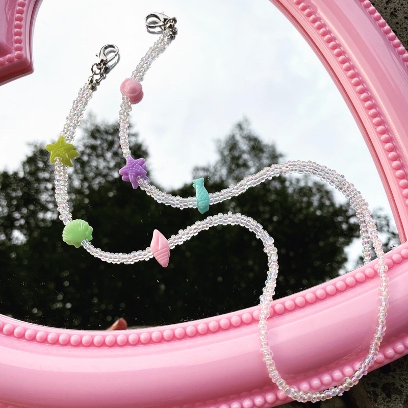 Dây đeo khẩu trang / mask chain dây cườm happy ocean