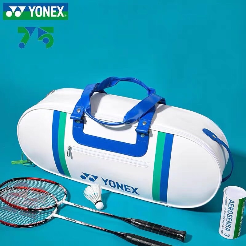 [Mẫu mới 2021] Túi vợt cầu lông Yonex BA26AP trắng cao cấp sang trọng, cầu lông chuyên dụng