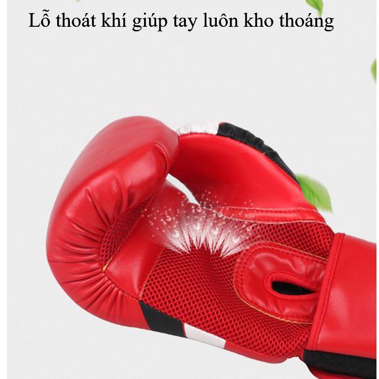 Găng tay đấm bốc cao cấp ,găng boxing Người lớn Sanda Đào tạo Muay Thái Đối kháng, Găng tay đấm bốc Taekwondo