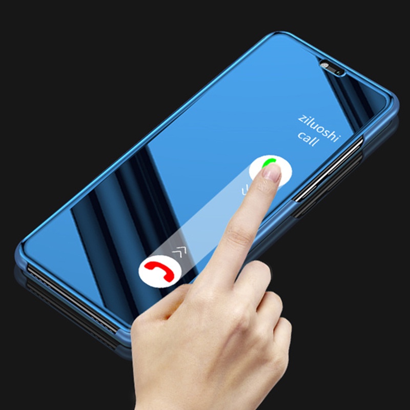 Bao Da Điện Thoại Nắp Lật Tráng Gương Thông Minh Cho Xiaomi Redmi Note 11 Redmi Note 11 Pro Plus 11S 5G