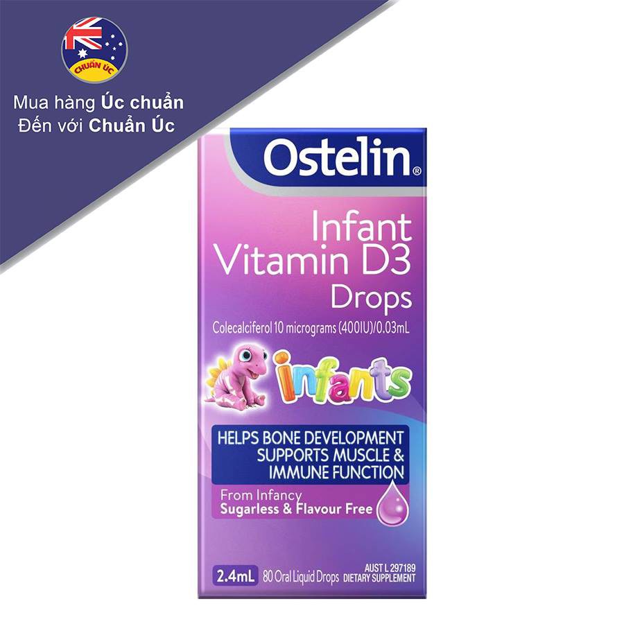 Vitamin D3 Ostelin dạng nhỏ giọt ( D3 Drop), 2.4ml
