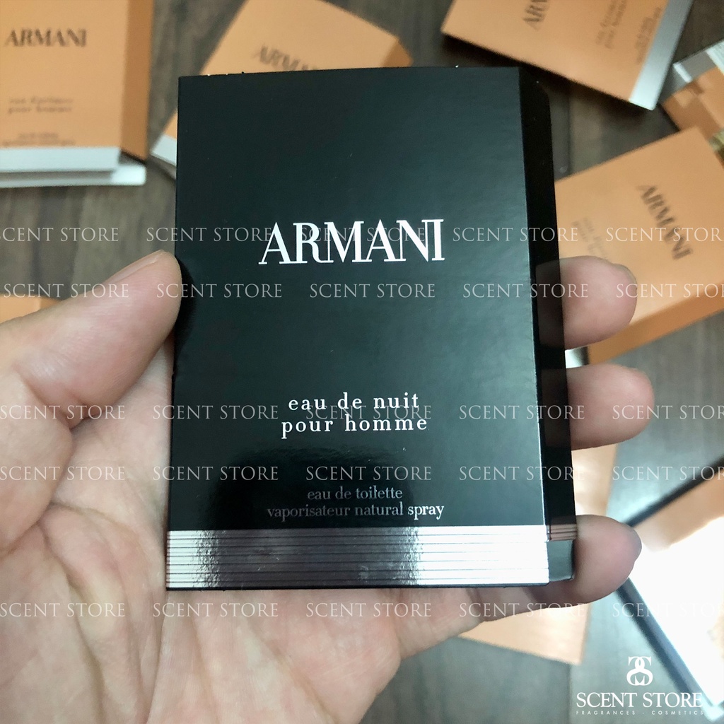 Scentstorevn - Vial chính hãng nước hoa Armani Eau de Cèdre, Eau D'Aromes, Eau de Nuit Pour Homm [1.2ml]