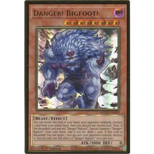 Thẻ bài Yugioh - TCG - Danger! Bigfoot! (alternate art) / MGED-EN018'