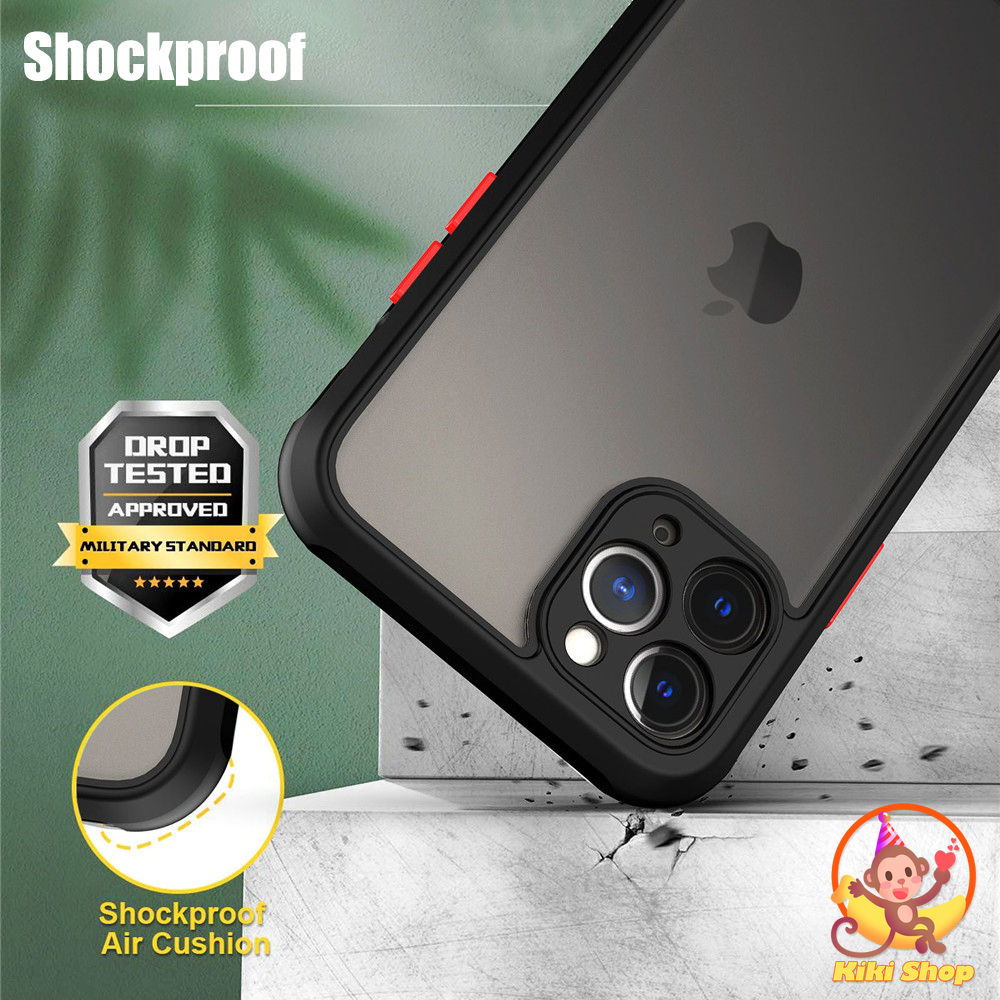 Bumper Anti Shock Silicon Phone Case for IPhone 12 11 Pro Max X Xs Max XR 8 7 Plus Transparent Ultra Slim Airbag Back Cover