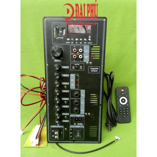 Mạch loa kéo 4 tấc đôi, bluetooth, karaoke, tas5630 200w - 300w, mạch chất âm tốt v1