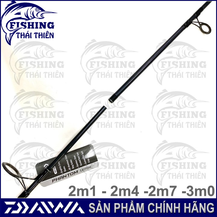 Cần câu cá Daiwa Phantom Catfish Cần 2 khúc máy đứng 2m1, 2m4, 2m7, 3m0