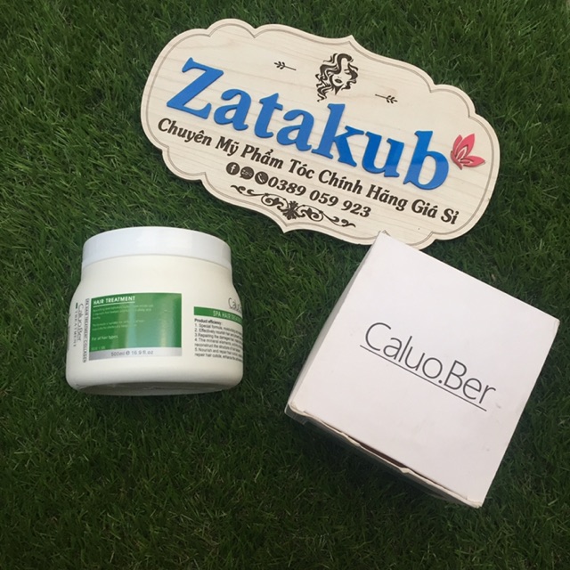 Hấp Dầu Siêu Mượt Collagen Spa Hair Treatment Caluo.Ber 500ml