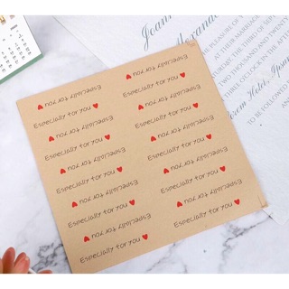20 miếng dán chữ especially for you