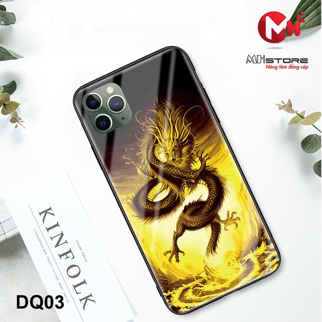 Ốp lưng kính dạ quang Hình rồng dành cho  Iphone - DQ03 | BigBuy360 - bigbuy360.vn