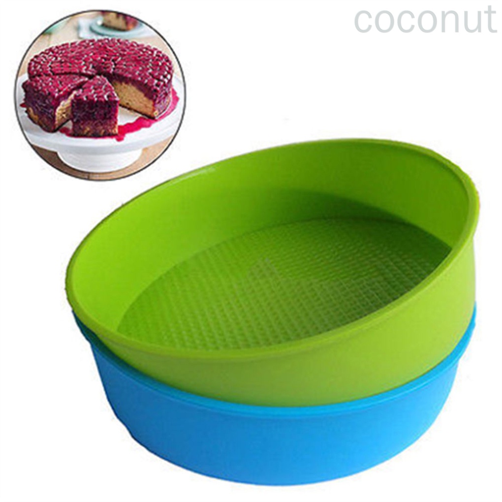 Khuôn Làm Bánh Hình Tròn Bằng Silicon Tiện Dụng Cho Nhà Bếp