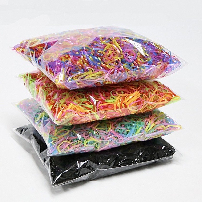Thun cột tóc nữ (đen) - Chun buột tóc nữ (đen)