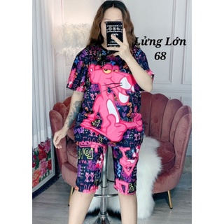 Set lửng thun lạnh 3D 4 chiều  + quần có túi