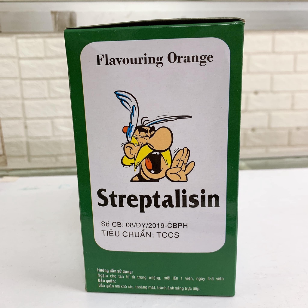 Kẹo ngậm ho Streptalisin hộp 200 viên