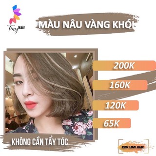 Thuốc nhuộm tóc màu NÂU VÀNG KHÓI