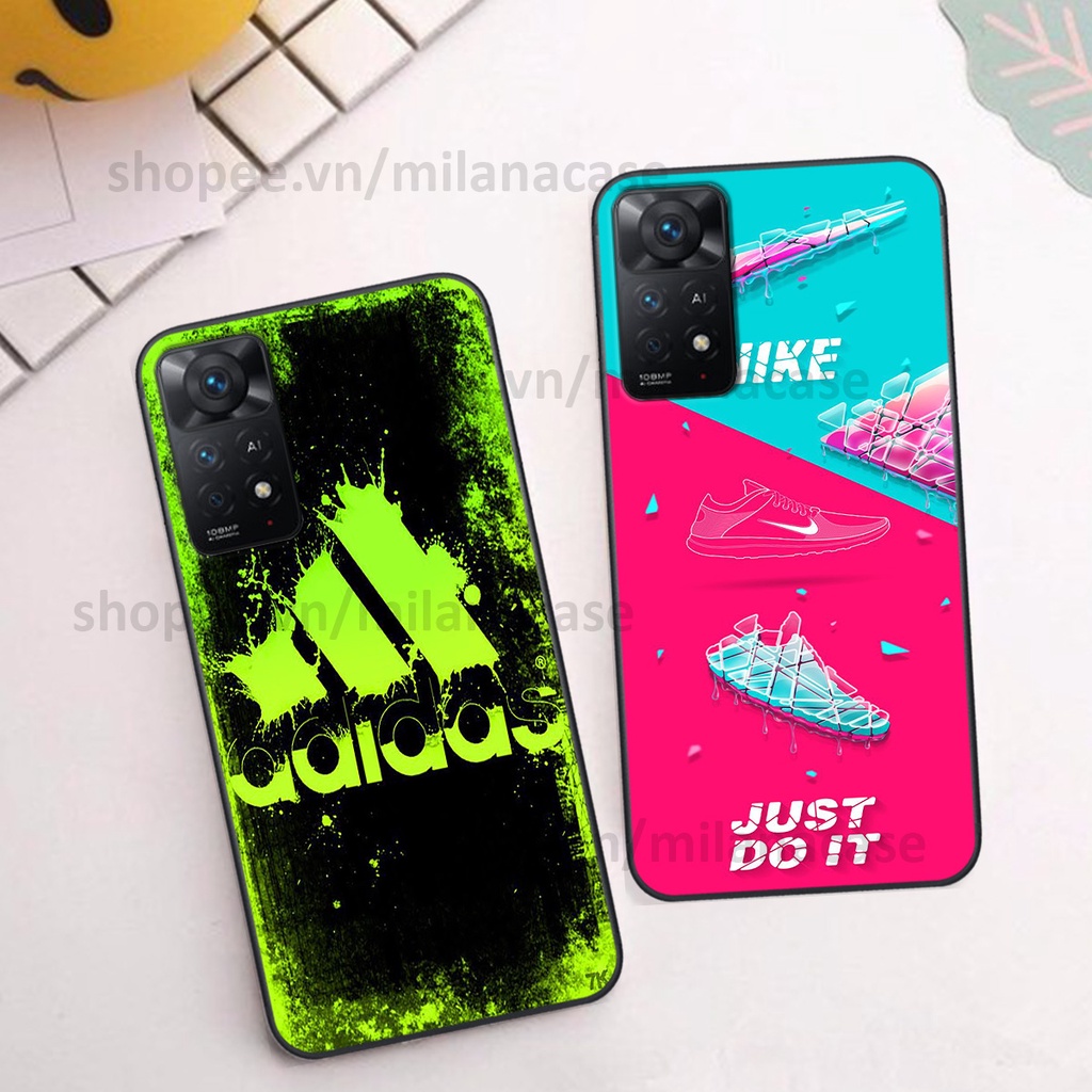 Ốp Xiaomi Redmi Note 11 4G / Note 11S / Note 11 Pro 5G in hình các thương hiệu nổi tiếng sang chảnh, đẳng cấp, cá tính