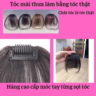 Mái thưa tóc thật dệt tay cao cấp