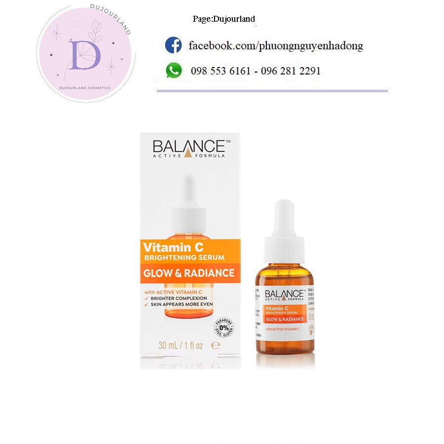 Tinh Chất Dưỡng Balance Active Formula Vitamin C Power Serum