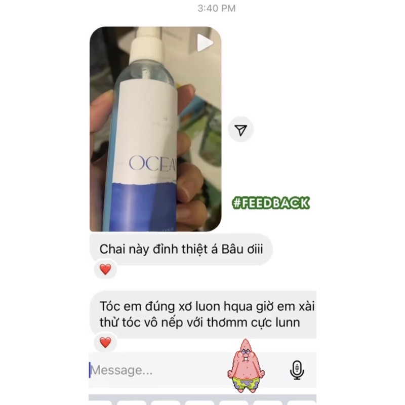 OCEAN Hair Mist - Xịt Dưỡng Tóc Chiết Xuất Protein | BigBuy360 - bigbuy360.vn