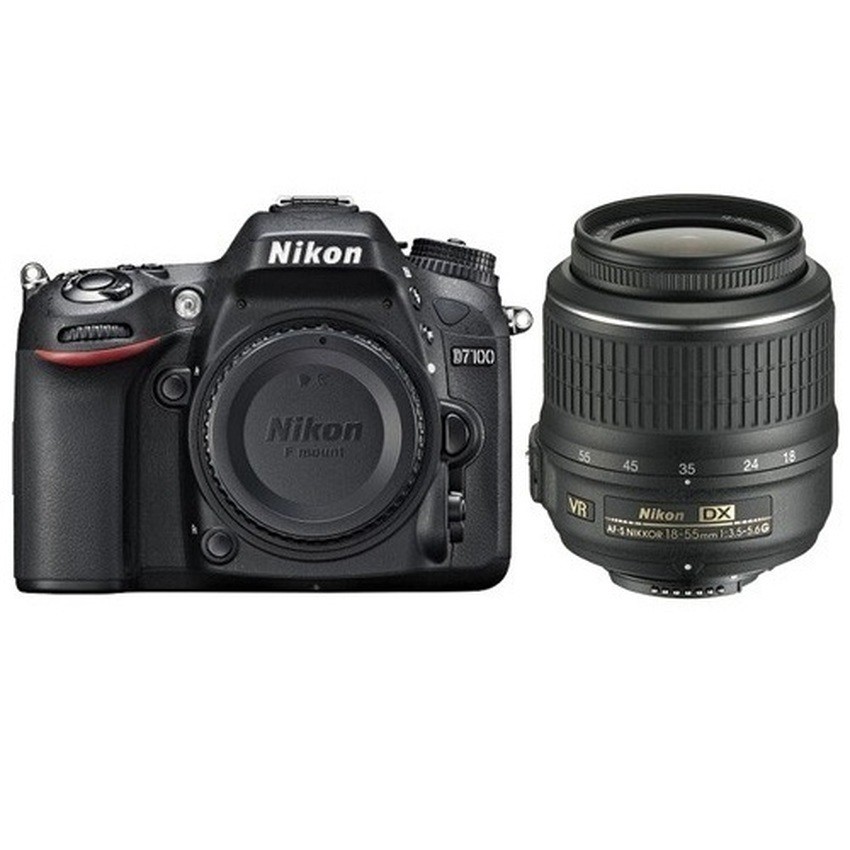 NIKON D7100 24.1MP với Lens kit AF-S18-55 VR II (Đen) - Hàng nhậpkhẩu