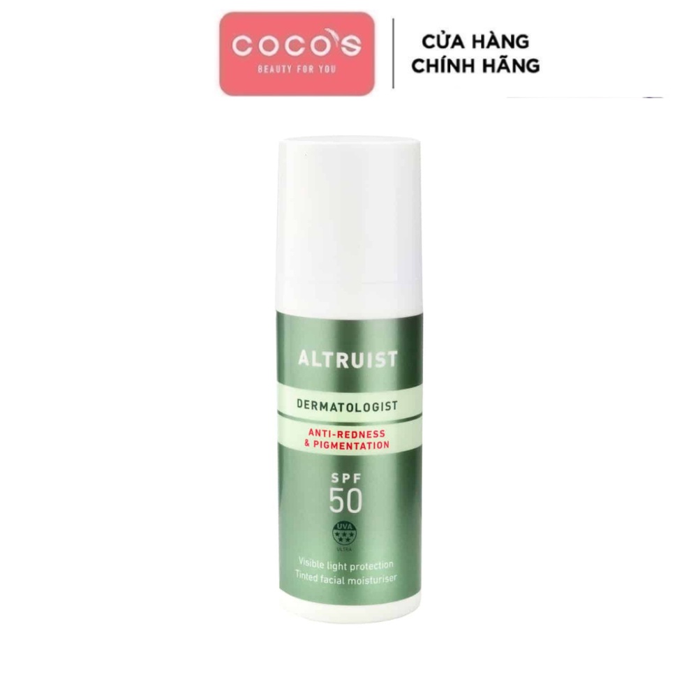 Kem Dưỡng Chống Nắng Và Che Khuyết Điểm Altruist SPF50 Altruist Anti-Redness &amp; Pigmentation SPF50 50ml