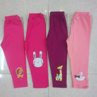 Quần legging cho bé gái dưới 7 tuổi