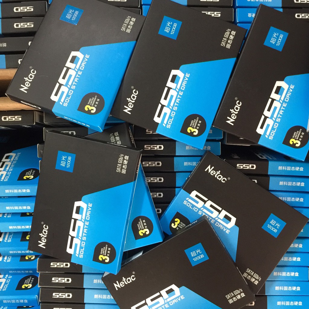 SSD NETAC 120G 2.5'' sata tốc độ sử lý siêu nhanh 6Gb/s