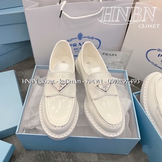 (Thanh lí nghỉ bán xả lỗ) Giày moca Prada đen size 35&39