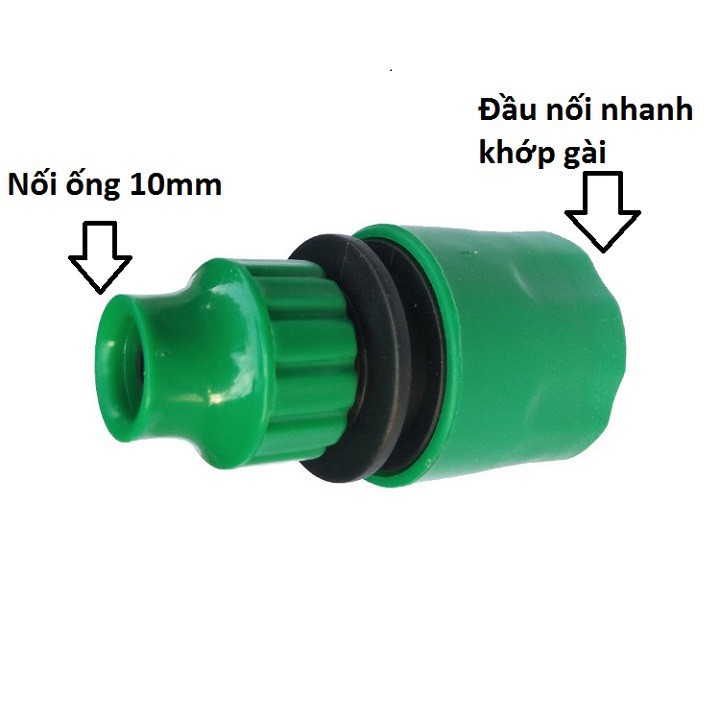 ĐẦU NỐI ỐNG 10MM RA NỐI KHỚP NHANH - 000657