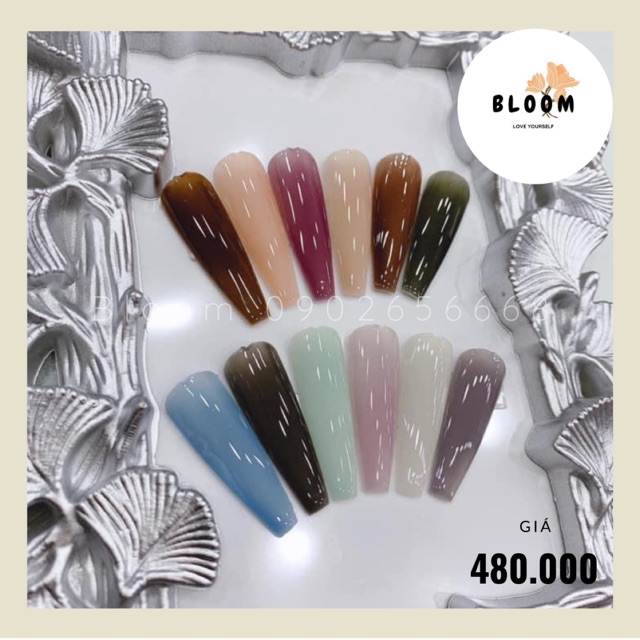 Set sơn thạch Bobo 12 màu - dụng cụ nail
