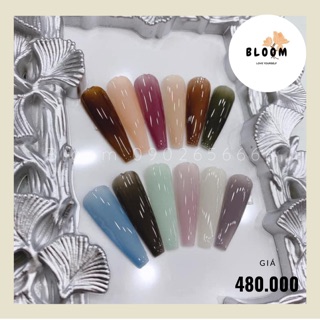 Set sơn thạch Bobo 12 màu - dụng cụ nail