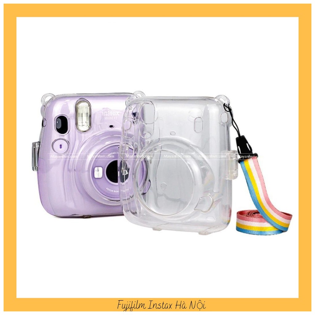 Instax Mini 11- Vỏ nhựa case trong cho máy ảnh Instax Mini 11